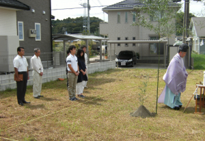 I様地鎮祭①