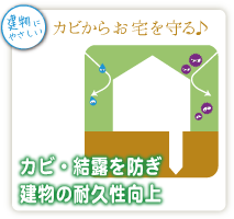 GEOパワーシステム：カビからお宅を守る